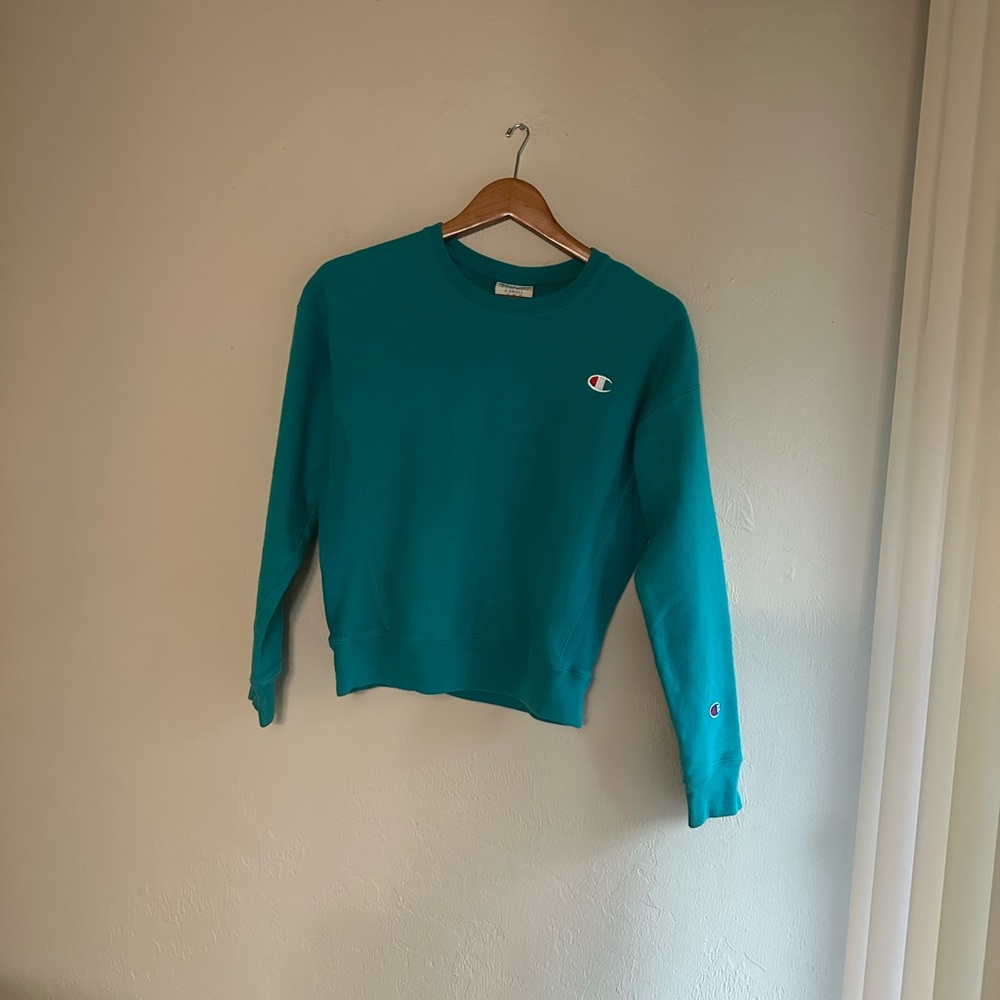 Champion Turquoise Crewneck